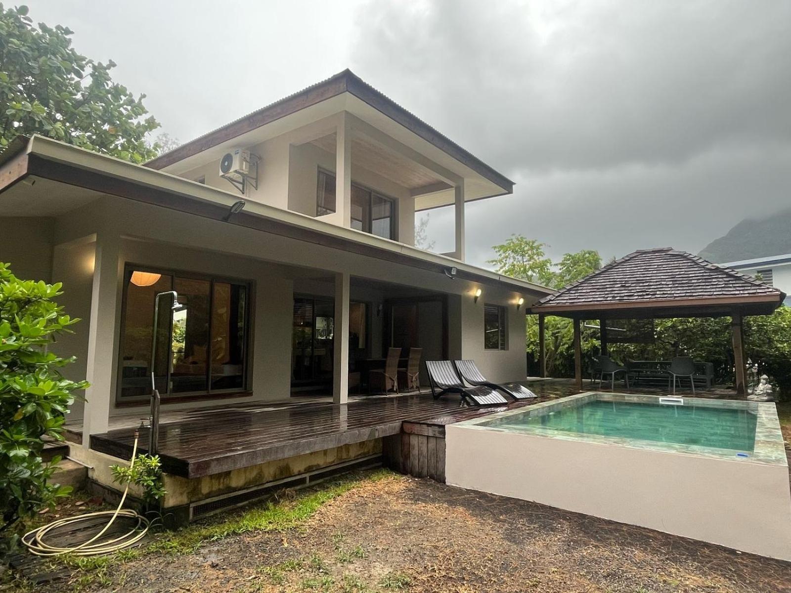 Moorea Temae Villa Walking Dist Beach And Golf 외부 사진